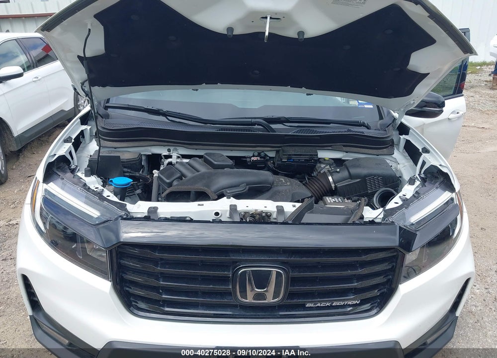 2022 HONDA RIDGELINE BLACK EDITION VIN: 5FPYK3F83NB000179