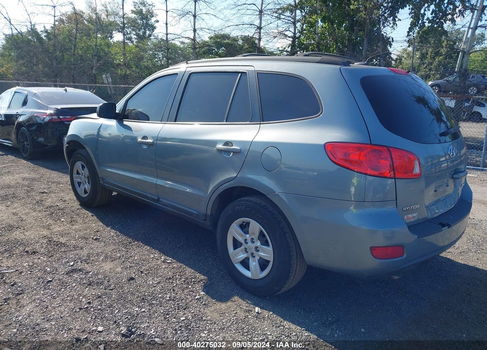 2009 HYUNDAI SANTA FE GLS VIN: 5NMSG13D19H293106