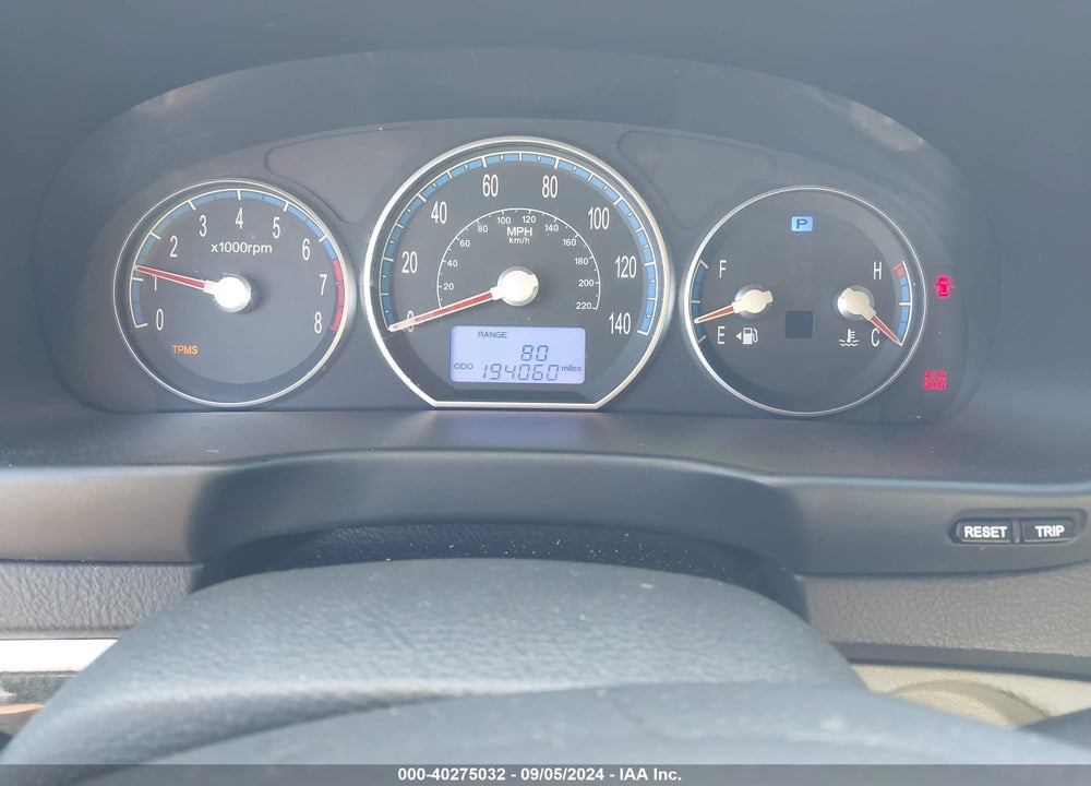 2009 HYUNDAI SANTA FE GLS VIN: 5NMSG13D19H293106
