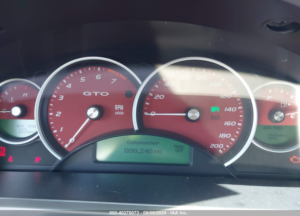 2006 PONTIAC GTO VIN: 6G2VX12UX6L523645