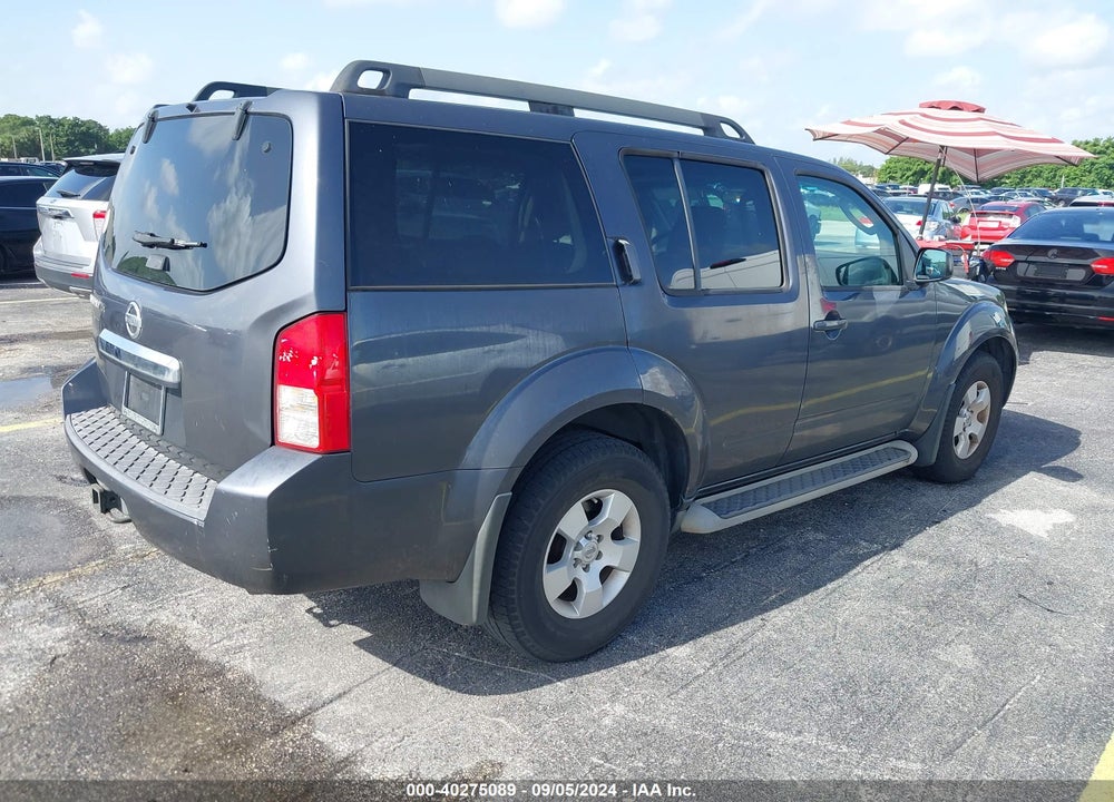 2011 NISSAN PATHFINDER S VIN: 5N1AR1NN2BC633679