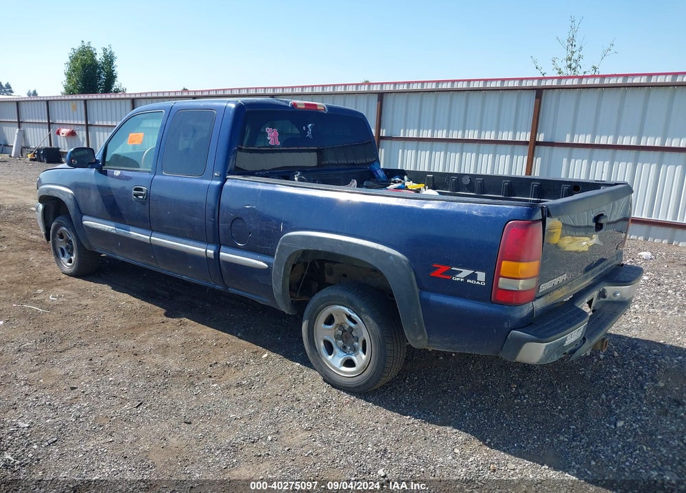2002 GMC SIERRA 1500 SL/SLE/STANDARD VIN: 2GTEK19T621378284