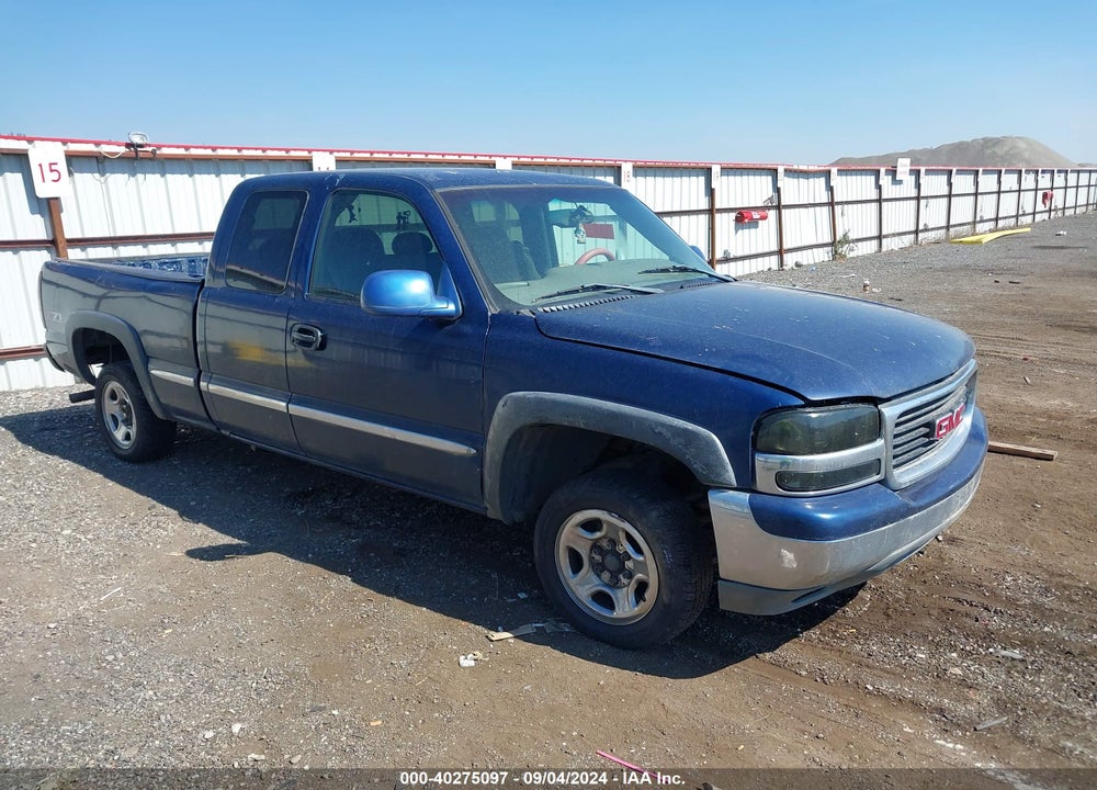 2002 GMC SIERRA 1500 SL/SLE/STANDARD VIN: 2GTEK19T621378284