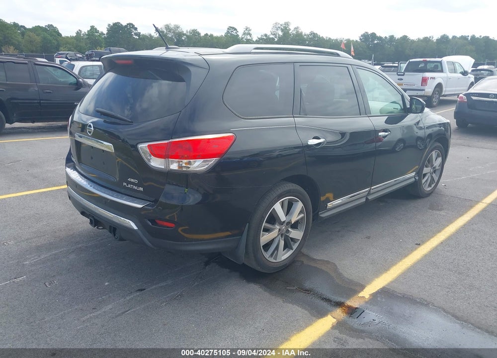 2014 NISSAN PATHFINDER PLATINUM VIN: 5N1AR2MM2EC650016