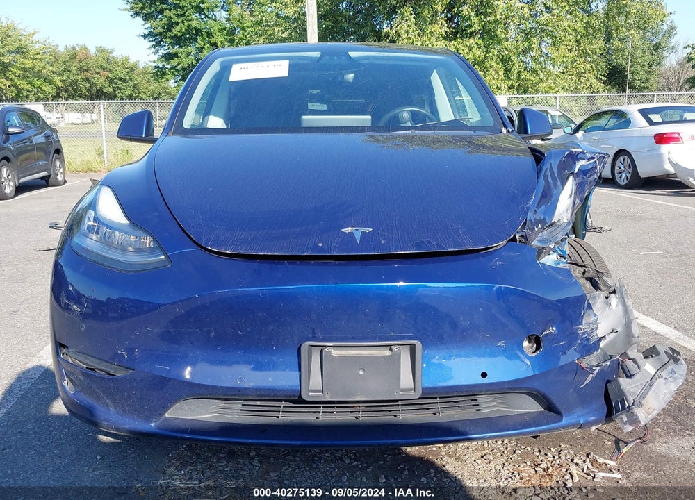 2021 TESLA MODEL Y LONG RANGE DUAL MOTOR ALL-WHEEL DRIVE VIN: 5YJYGDEEXMF278938