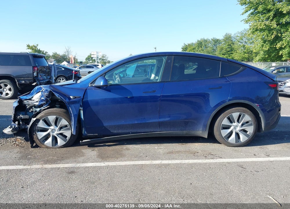 2021 TESLA MODEL Y LONG RANGE DUAL MOTOR ALL-WHEEL DRIVE VIN: 5YJYGDEEXMF278938