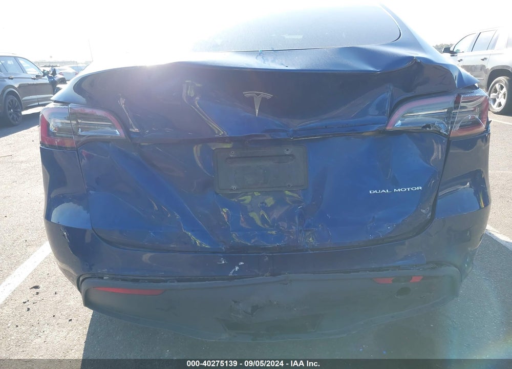 2021 TESLA MODEL Y LONG RANGE DUAL MOTOR ALL-WHEEL DRIVE VIN: 5YJYGDEEXMF278938