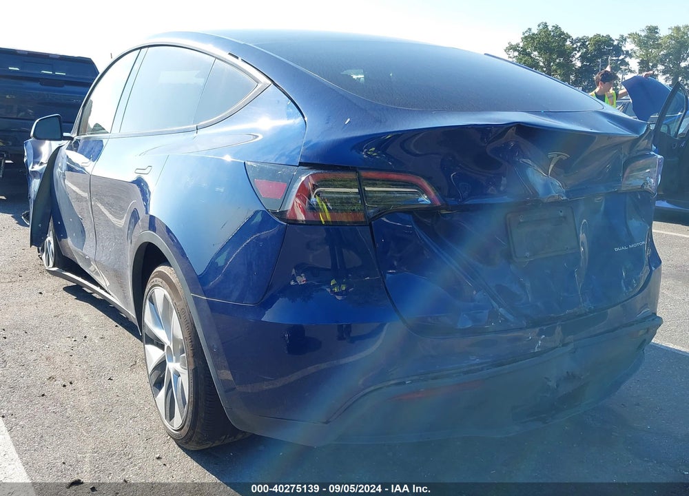 2021 TESLA MODEL Y LONG RANGE DUAL MOTOR ALL-WHEEL DRIVE VIN: 5YJYGDEEXMF278938