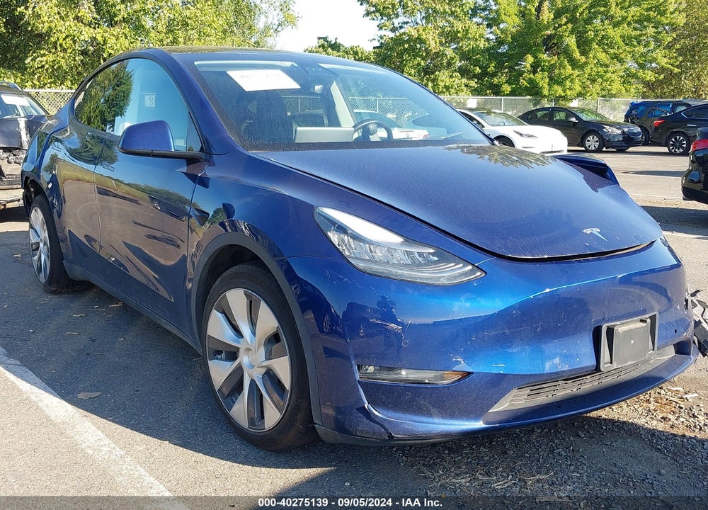 2021 TESLA MODEL Y LONG RANGE DUAL MOTOR ALL-WHEEL DRIVE VIN: 5YJYGDEEXMF278938