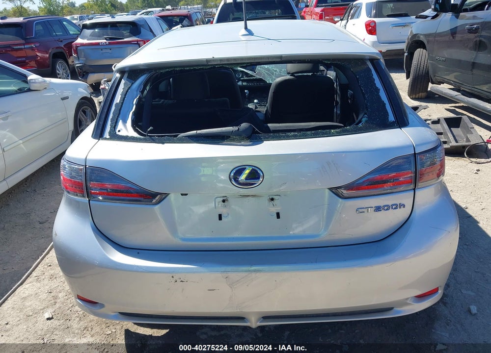 2013 LEXUS CT 200H VIN: JTHKD5BH3D2172318