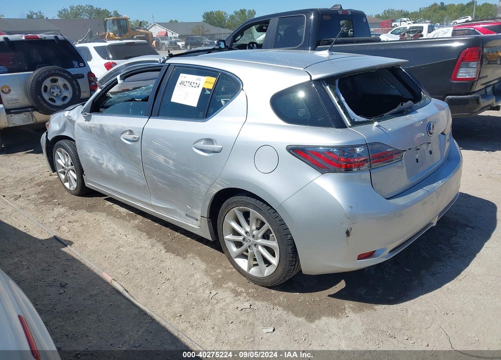 2013 LEXUS CT 200H VIN: JTHKD5BH3D2172318