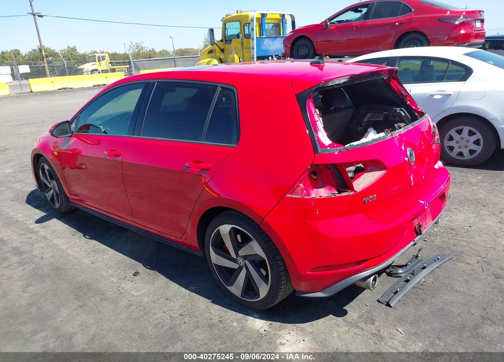 2018 VOLKSWAGEN GOLF GTI 2.0T AUTOBAHN/2.0T S/2.0T SE VIN: 3VW447AU1JM265098