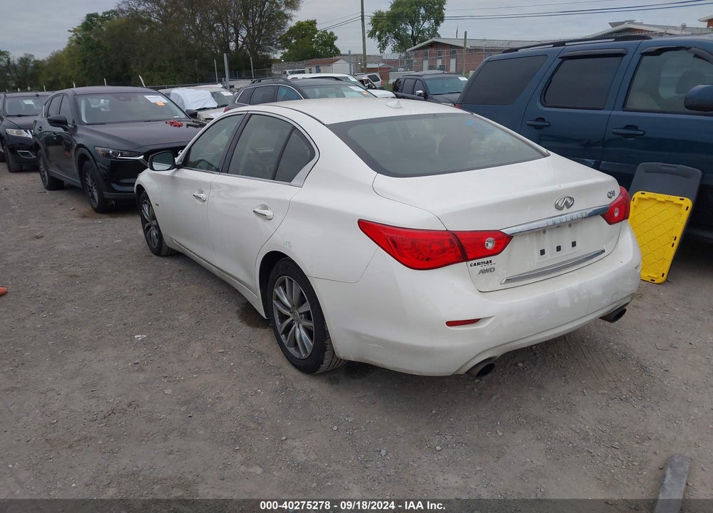 2017 INFINITI Q50 2.0T BASE VIN: JN1CV7AR0HM680848