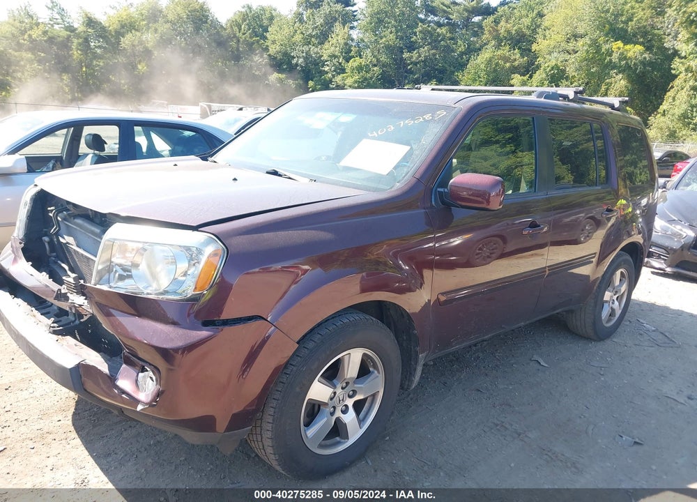 2010 HONDA PILOT EX-L VIN: 5FNYF4H58AB008486