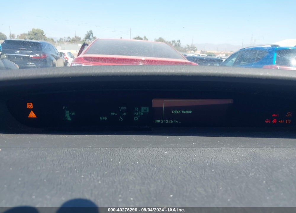 2011 TOYOTA PRIUS THREE VIN: JTDKN3DU8B1364916