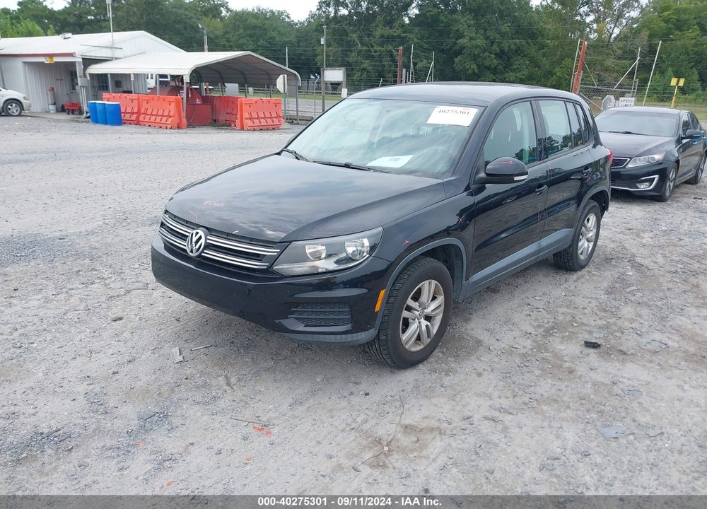 2014 VOLKSWAGEN TIGUAN S VIN: WVGAV3AX0EW548003