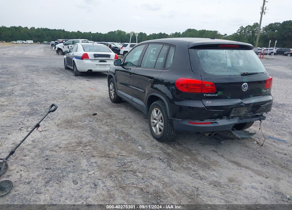 2014 VOLKSWAGEN TIGUAN S VIN: WVGAV3AX0EW548003