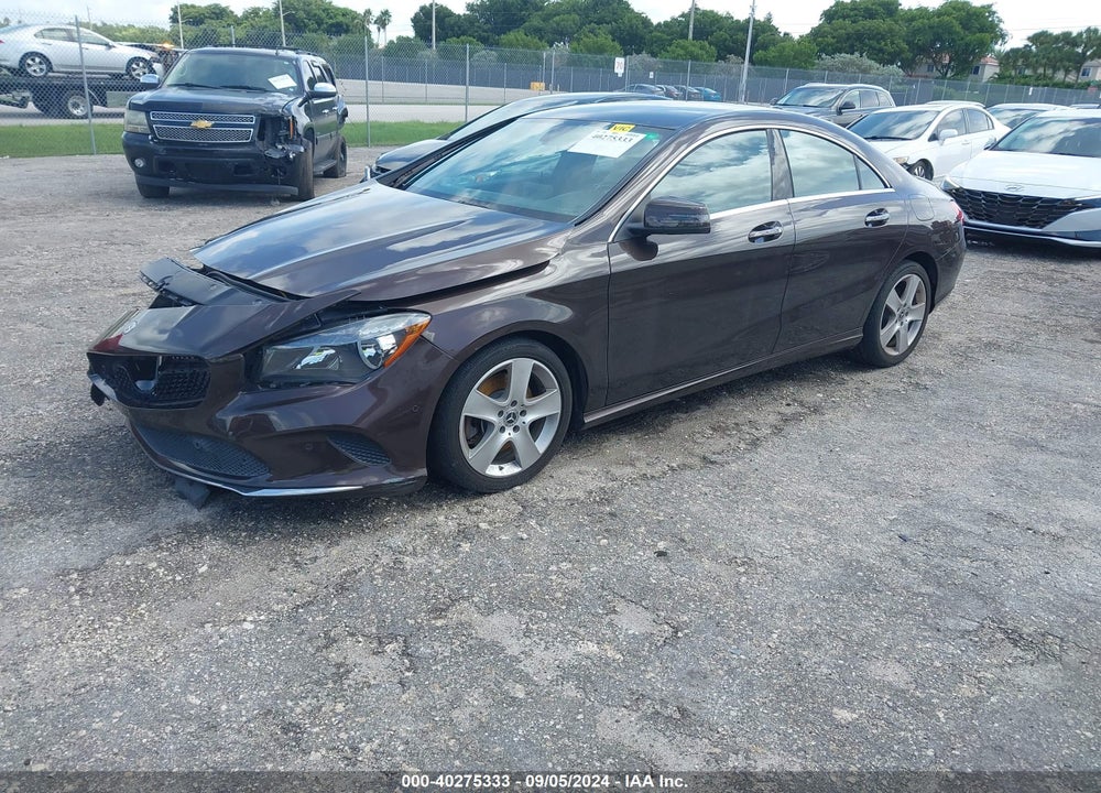 2018 MERCEDES-BENZ CLA 250 VIN: WDDSJ4EB6JN604640