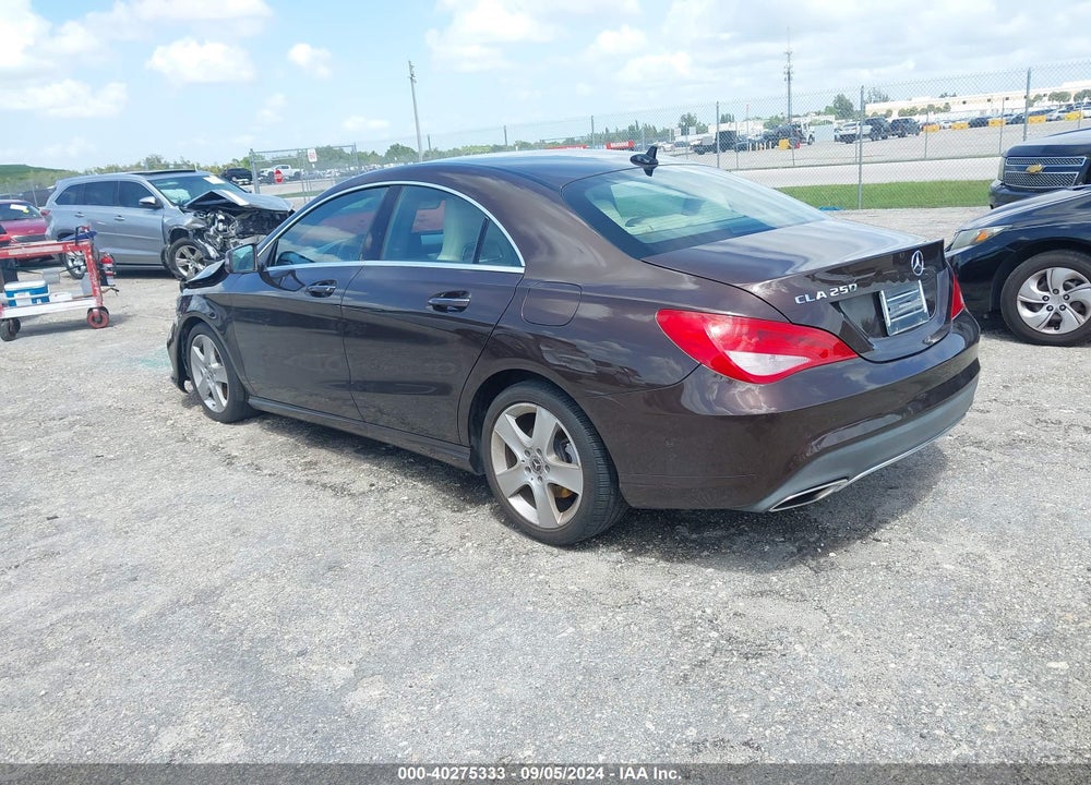 2018 MERCEDES-BENZ CLA 250 VIN: WDDSJ4EB6JN604640
