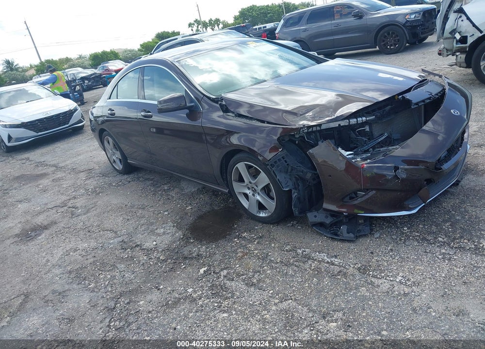 2018 MERCEDES-BENZ CLA 250 VIN: WDDSJ4EB6JN604640