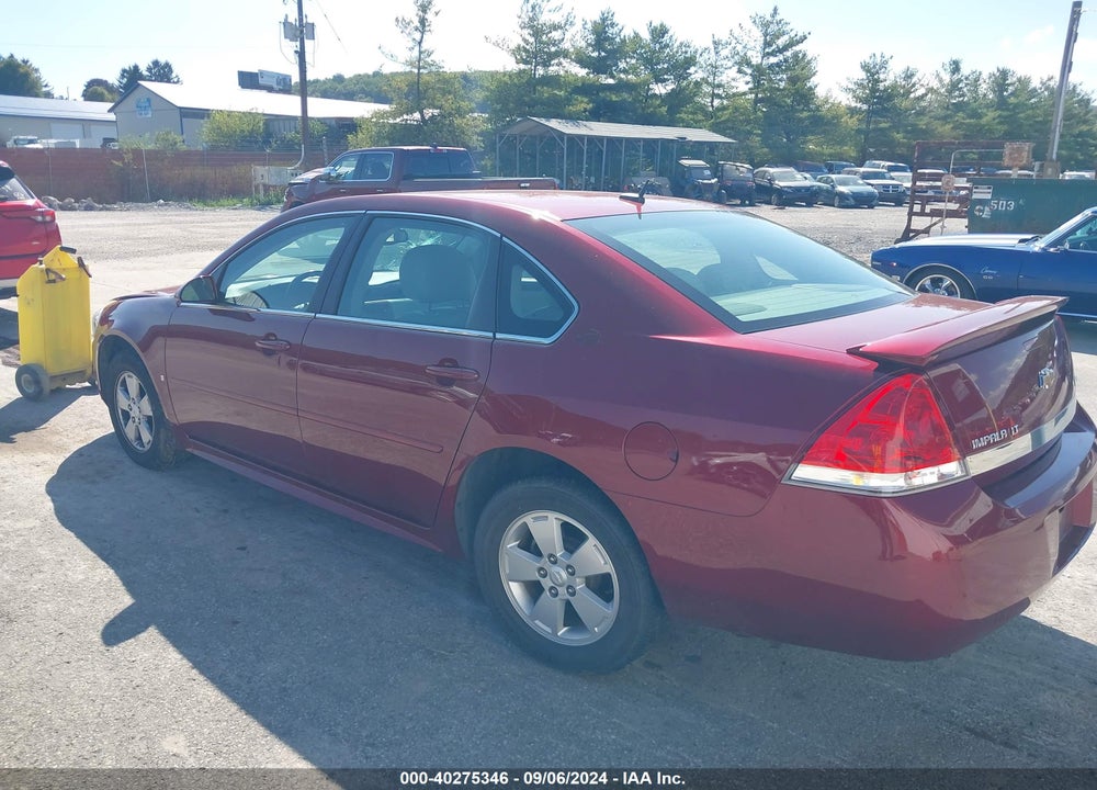 2009 CHEVROLET IMPALA LT VIN: 2G1WT57K891280332