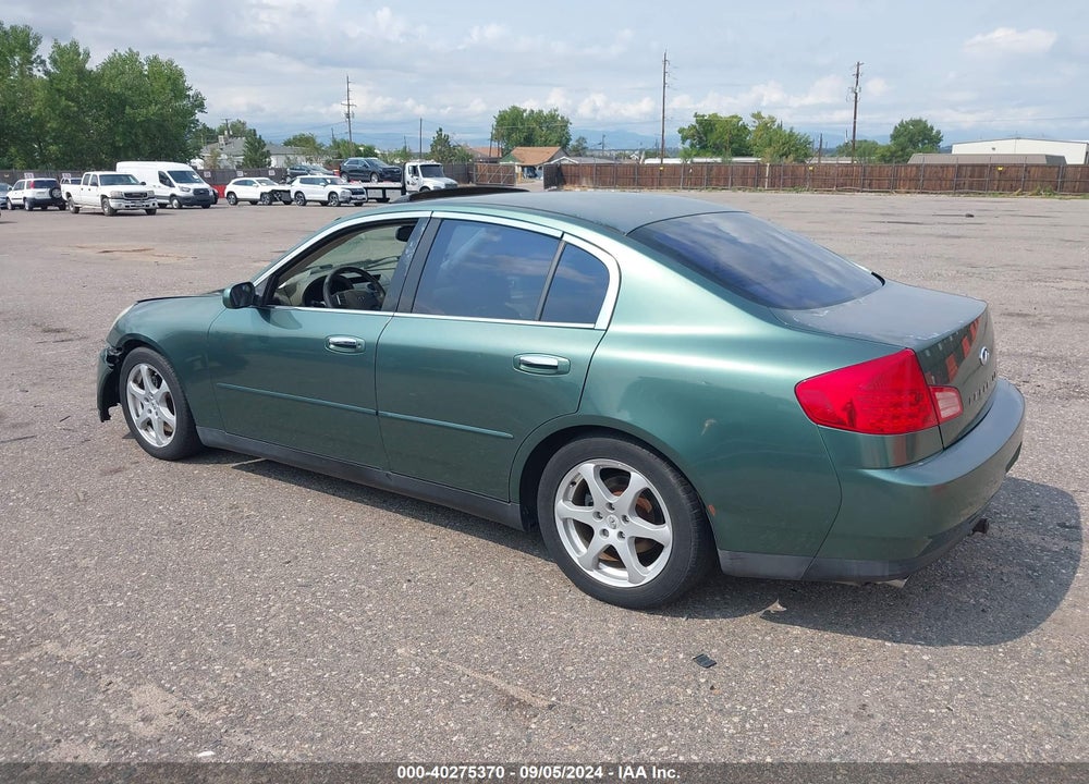 2003 INFINITI G35 LUXURY LEATHER VIN: JNKCV51E43M300612