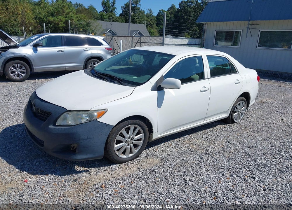 2010 TOYOTA COROLLA LE VIN: 2T1BU4EE0AC348784