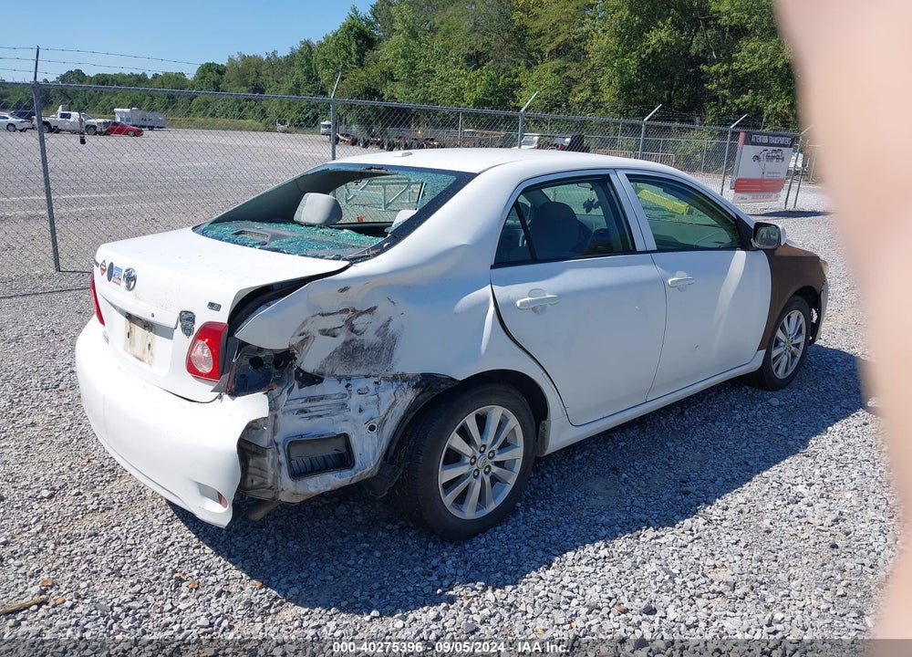 2010 TOYOTA COROLLA LE VIN: 2T1BU4EE0AC348784