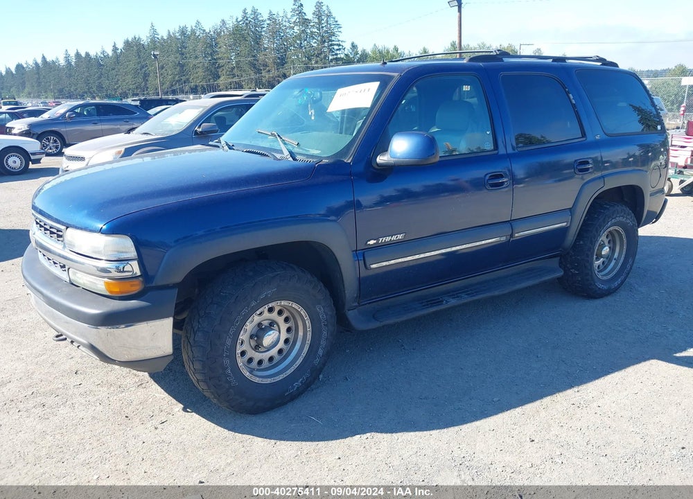 2002 CHEVROLET TAHOE LT VIN: 1GNEK13Z62R149227
