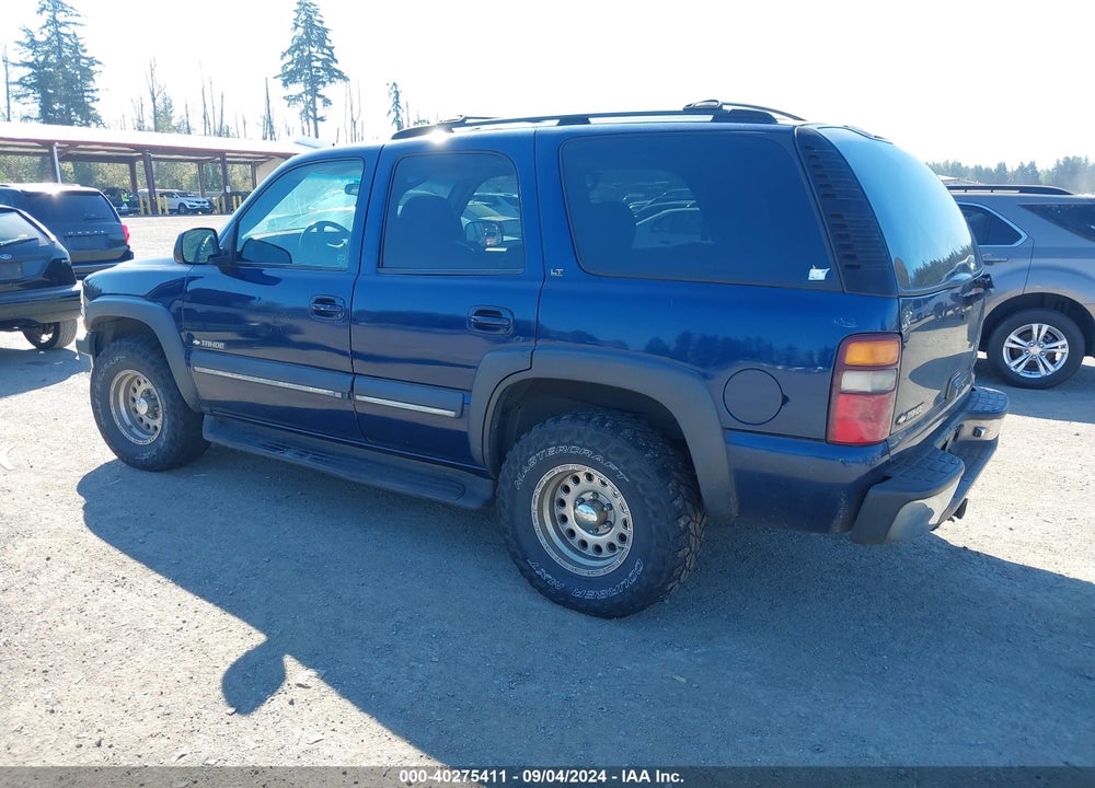 2002 CHEVROLET TAHOE LT VIN: 1GNEK13Z62R149227