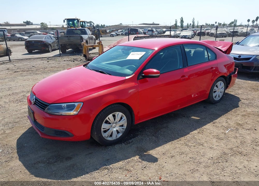 2014 VOLKSWAGEN JETTA 1.8T SE VIN: 3VWD17AJ9EM425944