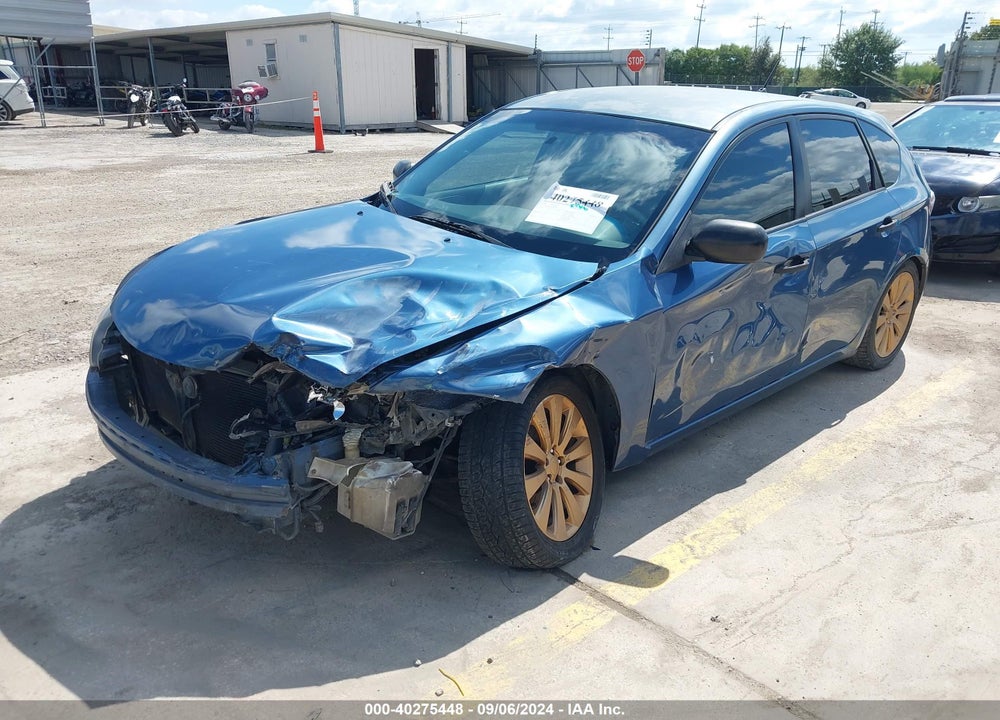 2008 SUBARU IMPREZA 2.5I VIN: JF1GH616X8H816388