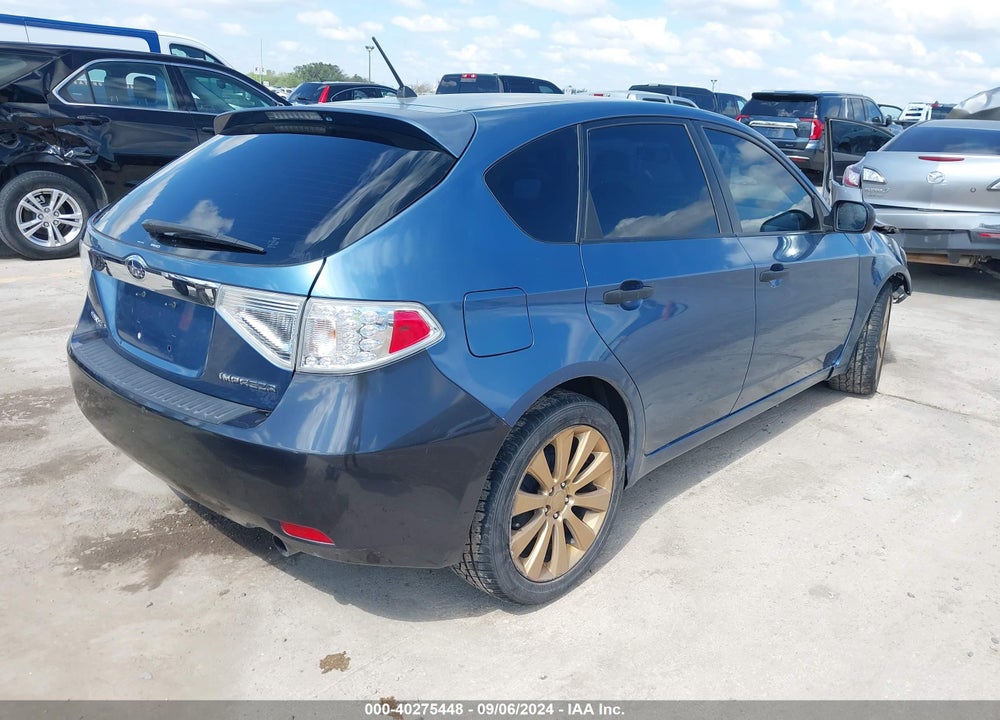 2008 SUBARU IMPREZA 2.5I VIN: JF1GH616X8H816388