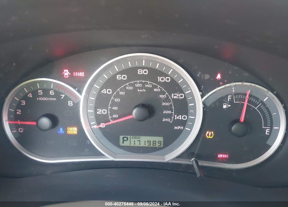 2008 SUBARU IMPREZA 2.5I VIN: JF1GH616X8H816388