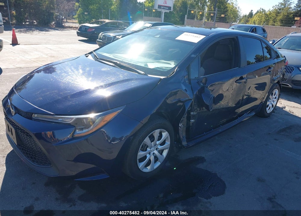 2022 TOYOTA COROLLA LE VIN: 5YFEPMAEXNP359520
