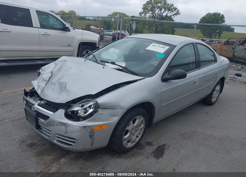 2005 DODGE NEON SXT VIN: 1B3ES56C85D139454