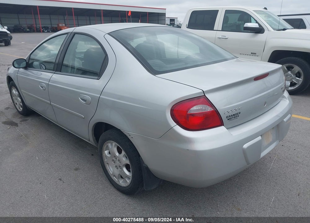 2005 DODGE NEON SXT VIN: 1B3ES56C85D139454
