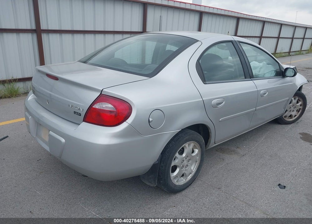 2005 DODGE NEON SXT VIN: 1B3ES56C85D139454
