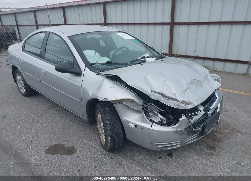 2005 DODGE NEON SXT VIN: 1B3ES56C85D139454