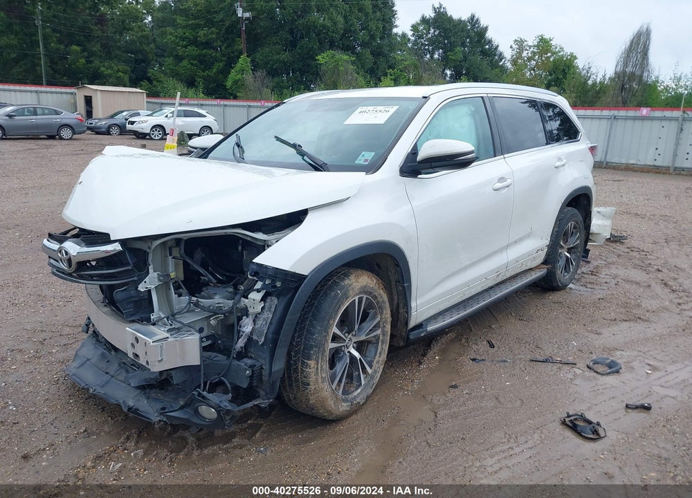 2016 TOYOTA HIGHLANDER XLE V6 VIN: 5TDKKRFH0GS123048
