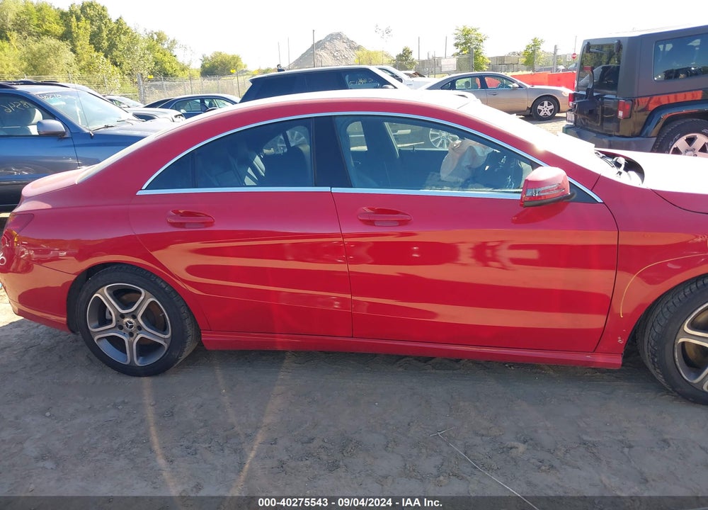 2018 MERCEDES-BENZ CLA 250 4MATIC VIN: WDDSJ4GB9JN555138