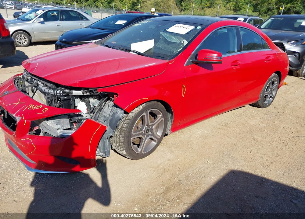 2018 MERCEDES-BENZ CLA 250 4MATIC VIN: WDDSJ4GB9JN555138
