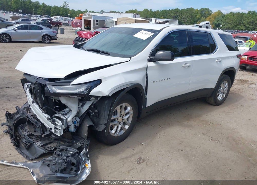 2022 CHEVROLET TRAVERSE FWD LS VIN: 1GNERFKW0NJ120227