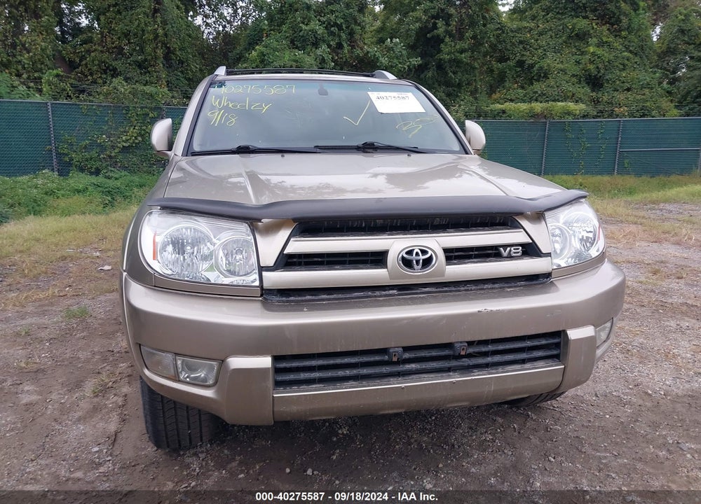 2004 TOYOTA 4RUNNER LIMITED V8 VIN: JTEBT17R048017751
