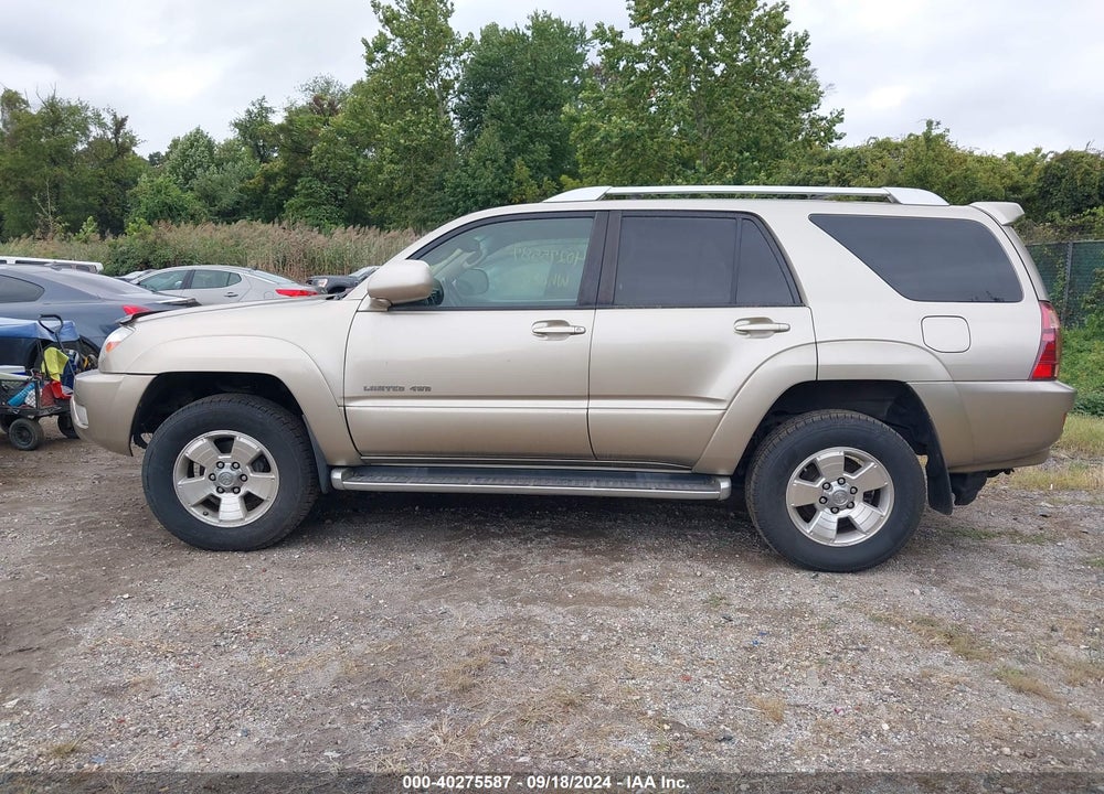 2004 TOYOTA 4RUNNER LIMITED V8 VIN: JTEBT17R048017751