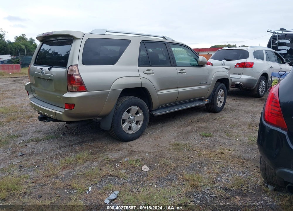 2004 TOYOTA 4RUNNER LIMITED V8 VIN: JTEBT17R048017751