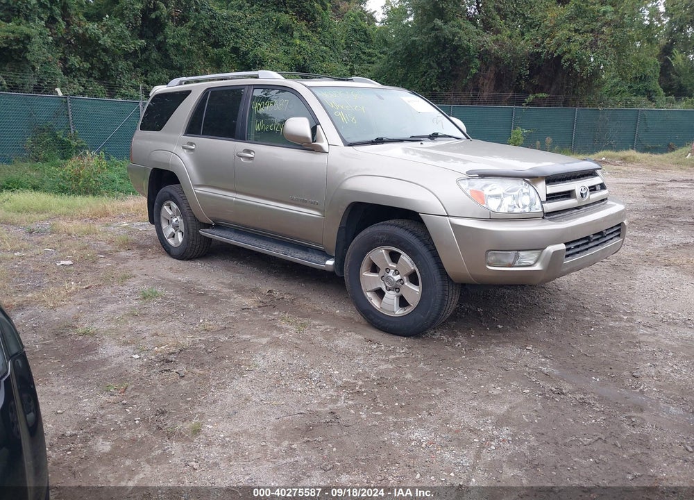 2004 TOYOTA 4RUNNER LIMITED V8 VIN: JTEBT17R048017751