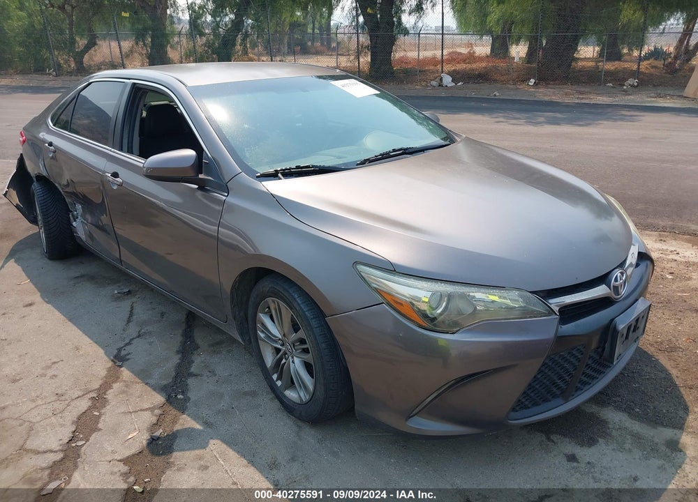 2015 TOYOTA CAMRY SE VIN: 4T1BF1FK9FU491784
