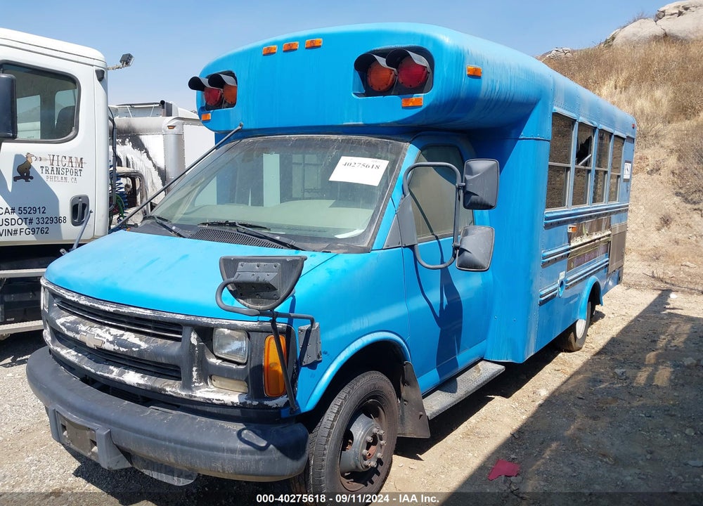 2001 CHEVROLET EXPRESS COMM CUTAWAY VIN: 1GBHG31F511143948