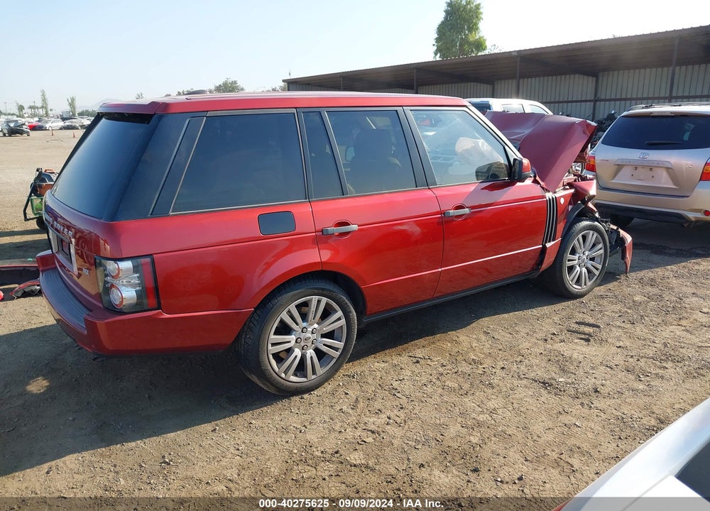 2010 LAND ROVER RANGE ROVER HSE VIN: SALMF1D42AA319813